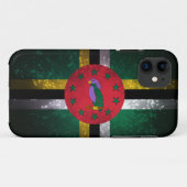 Dominica Flag Fireworks Case-Mate iPhone Case (Achterkant (horizontaal))