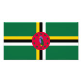 Dominica Flag Foto Afdruk (Voorkant)