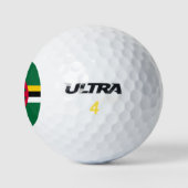 Dominica Flag Golfballen (Logo)