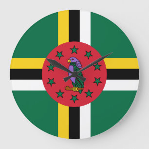Dominica Flag Grote Klok