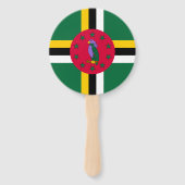 Dominica Flag Handwaaier (Voorkant)