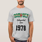 Dominica Flag Independence Celebration T-shirt (Voorkant)