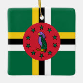 Dominica Flag Keramisch Ornament (Voorkant)