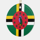 Dominica Flag Keramisch Ornament (Links)