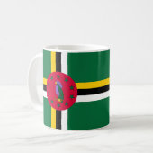 Dominica Flag Keramische Mok (Voorkant links)