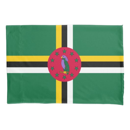 Dominica Flag Kussensloop (Voorkant)