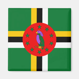 Dominica Flag Magneet