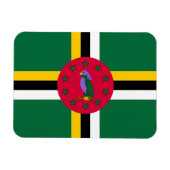 Dominica Flag Magneet (Horizontaal)