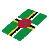 Dominica Flag Magneet (Linkerzijde)