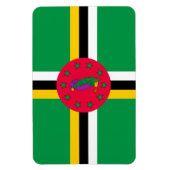 Dominica Flag Magneet (Verticaal)