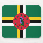 Dominica Flag Muismat (Voorkant)