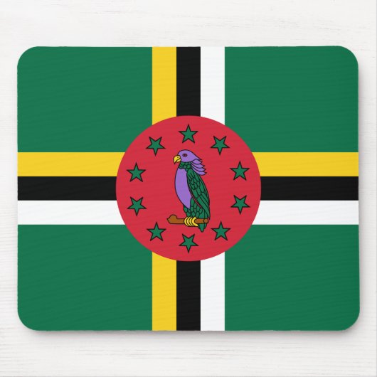 Dominica Flag Muismat (Voorkant)
