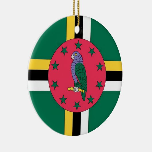 Dominica Flag Ornament (Rechts)