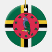 Dominica Flag Ornament (Achterkant)
