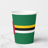 Dominica Flag Papieren Bekers (Achterkant)
