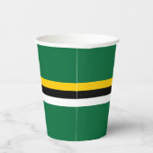 Dominica Flag Papieren Bekers (Rechts)