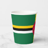 Dominica Flag Papieren Bekers (Voorkant)