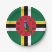 Dominica Flag Papieren Bordje (Voorkant)