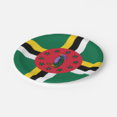 Dominica Flag Papieren Bordje (Gekanteld)