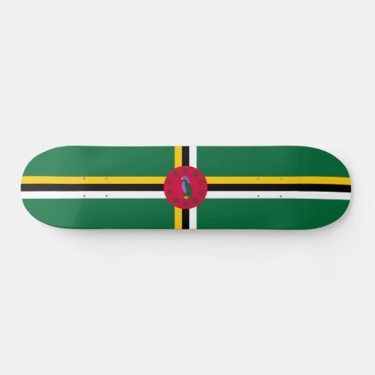Dominica Flag Persoonlijk Skateboard (Horizontaal)