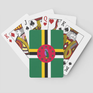 Dominica Flag Pokerkaarten