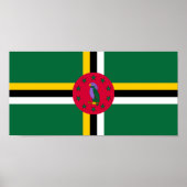 Dominica Flag Poster (Voorkant)