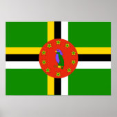 Dominica Flag Poster (Voorkant)