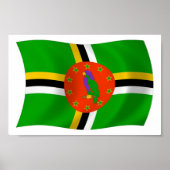Dominica Flag Poster Print (Voorkant)