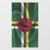 Dominica Flag Raamsticker (Vel)