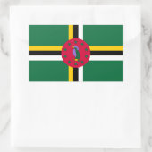 Dominica Flag Rechthoekige Sticker (Tas)