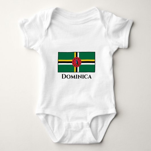 Dominica Flag Romper (Voorkant)