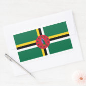 Dominica Flag Sticker (Envelop)