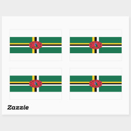 Dominica Flag Sticker