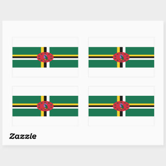 Dominica Flag Sticker