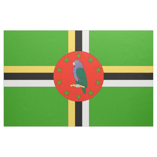 Dominica Flag Stof (Yard (91,4 cm))