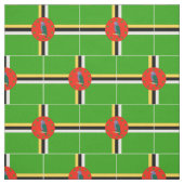 Dominica Flag Stof (Swatch)