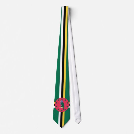 Dominica Flag Stropdas (Voorkant)
