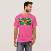 Dominica Flag T-shirt (Voorkant volledig)