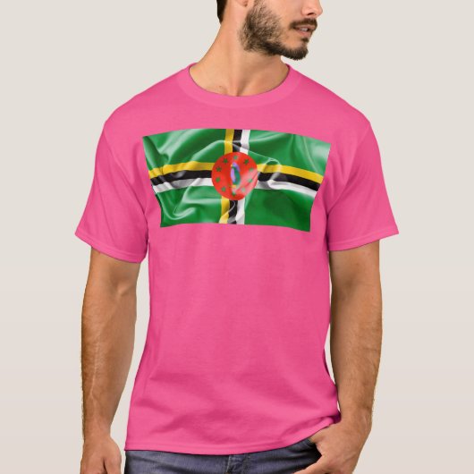 Dominica Flag T-shirt (Voorkant)