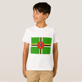 Dominica Flag T-shirt (Voorkant volledig)