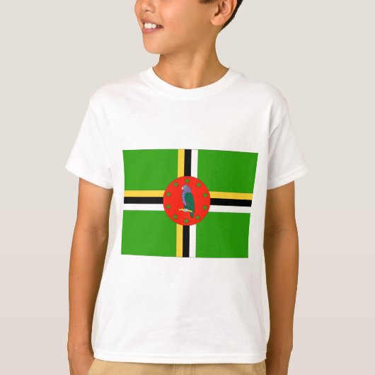 Dominica Flag T-shirt (Voorkant)
