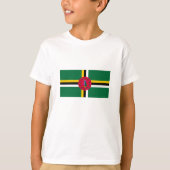 Dominica Flag T-shirt (Voorkant)