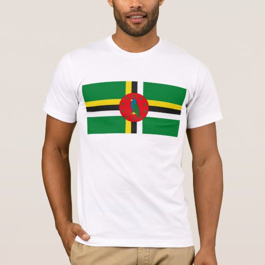 Dominica Flag T-shirt (Voorkant)