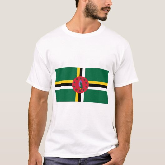 Dominica Flag T-shirt (Voorkant)