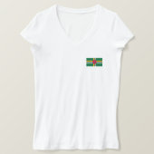 Dominica Flag T-shirt (Design voorkant)