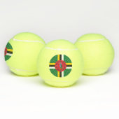 Dominica Flag Tennisballen (Multi)
