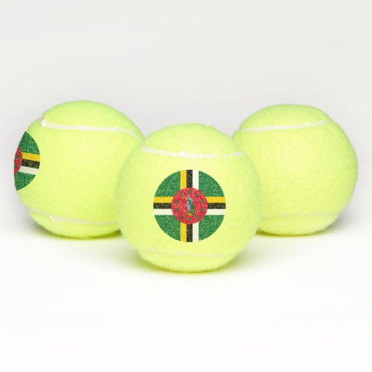 Dominica Flag Tennisballen (Multi)