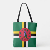 Dominica Flag Tote Bag (Achterkant)