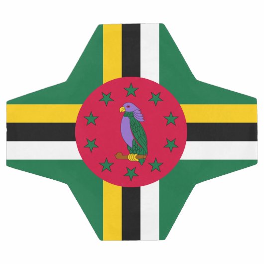 Dominica Flag Voetbal (Enkel)