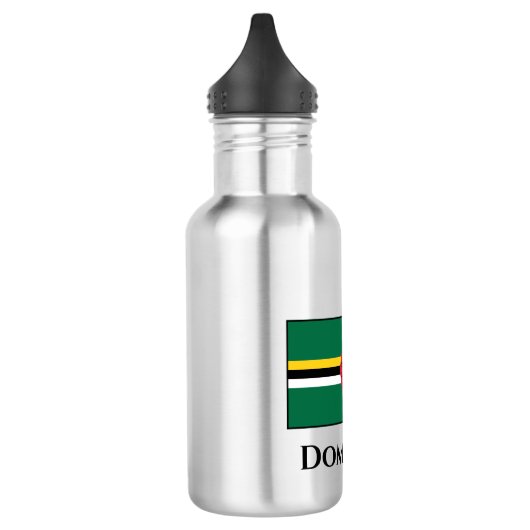 Dominica Flag Waterfles (Links)